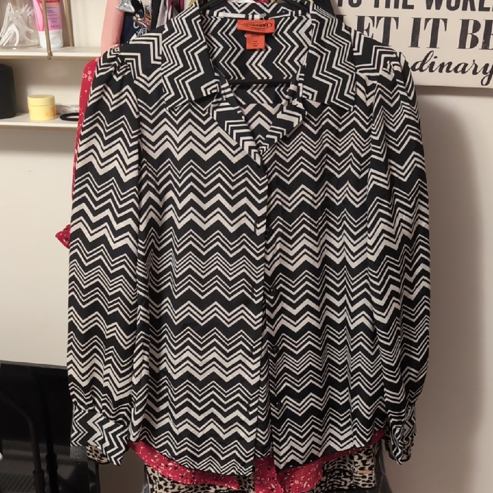 Missoni for Target Zigzag Pattern Blouse